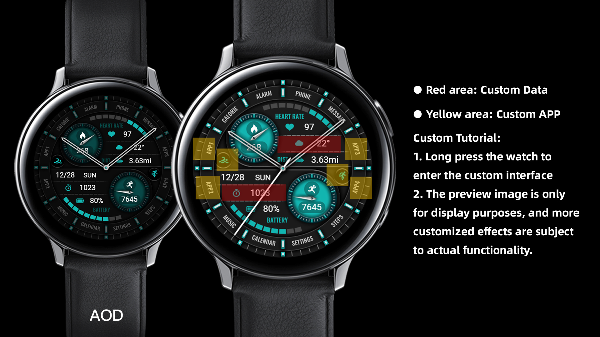 【ZKin Watch】Gray Blue Runway Android Screenshot 4
