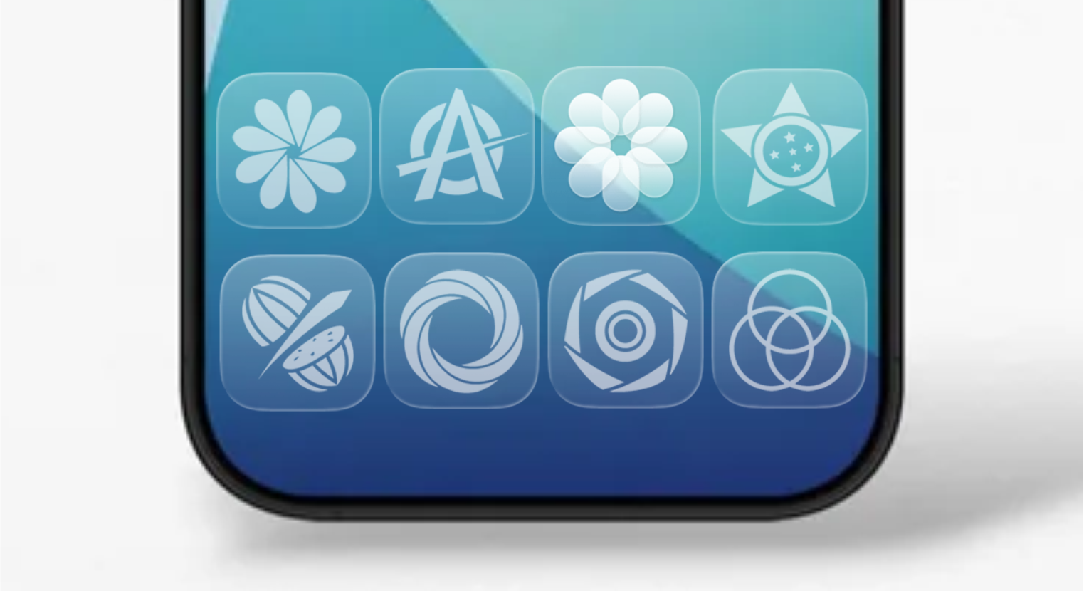 iOS Liquid Glass - Icon Pack Android Screenshot 2