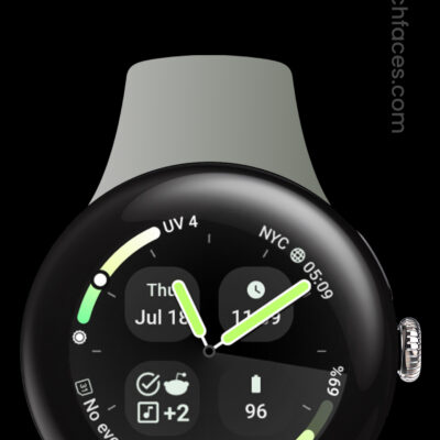 Analog M4 Watch Face Android Screenshot 2