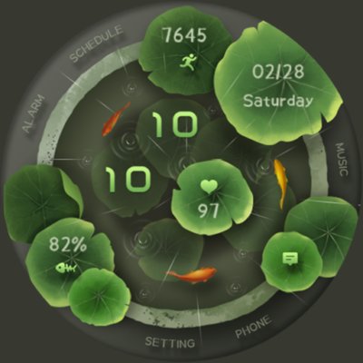 【Artistic】Lotus Pond Carp Android Screenshot