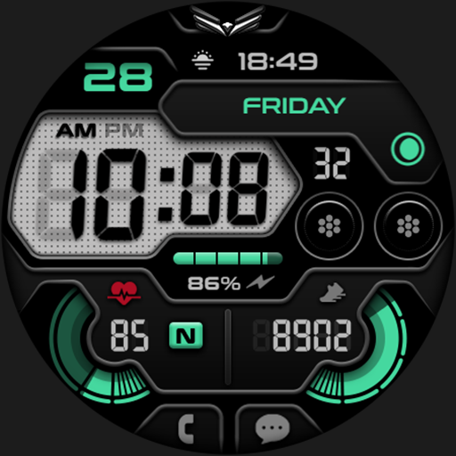 Ballozi DIVAN - Digital Face Android Screenshot
