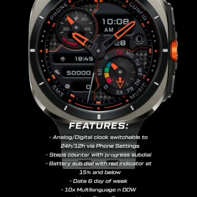 Ballozi STRATOS Hybrid Analog Android Screenshot
