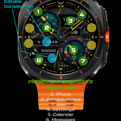 Ballozi STRATOS Hybrid Analog Android Screenshot 2