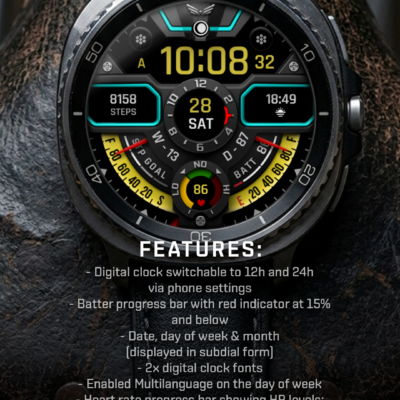 Ballozi VASEN - Digital Face Android Screenshot 2