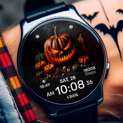 Chester Pumpkin Halloween Face Android Screenshot 2