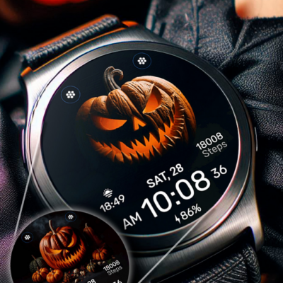 Chester Pumpkin Halloween Face Android Screenshot 3