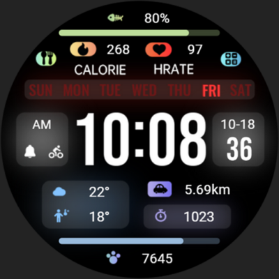 【Custom】Luminous Multi Data Android Screenshot