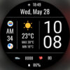 DADAM105: Weather Watch Face Android Screenshot