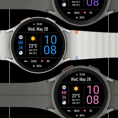 DADAM105: Weather Watch Face Android Screenshot 4
