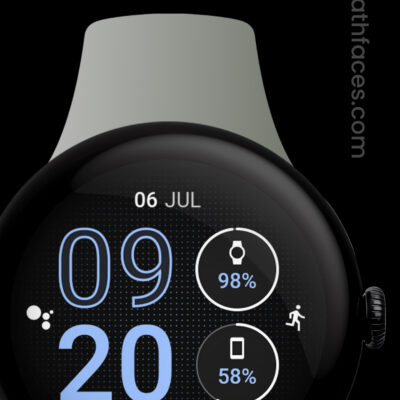 Edge Watch face Android Screenshot 2