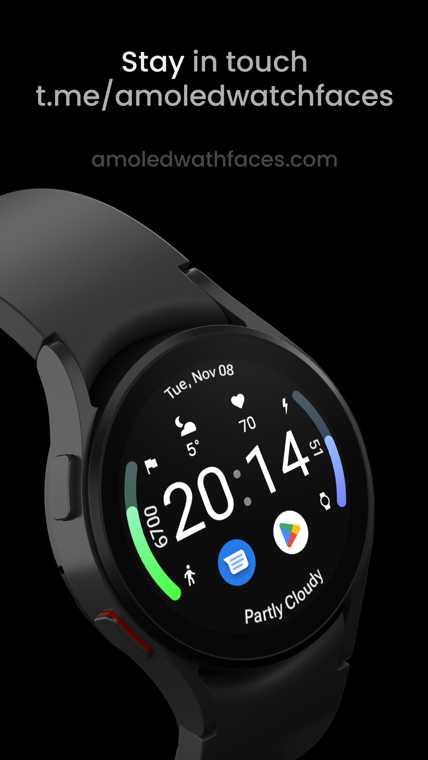 Fit X Watch Face Android Screenshot 4