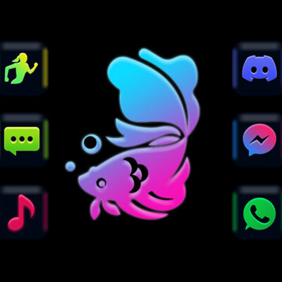 Fluorescent - Icon Pack Android Screenshot