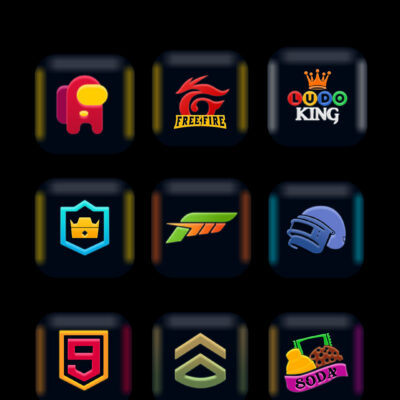 Fluorescent - Icon Pack Android Screenshot 3