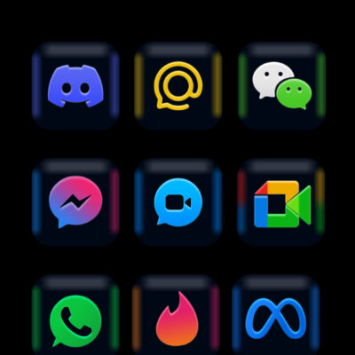 Fluorescent - Icon Pack Android Screenshot 4
