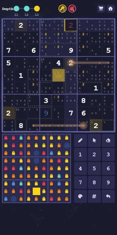 Fractal Sudoku Android Screenshot 3