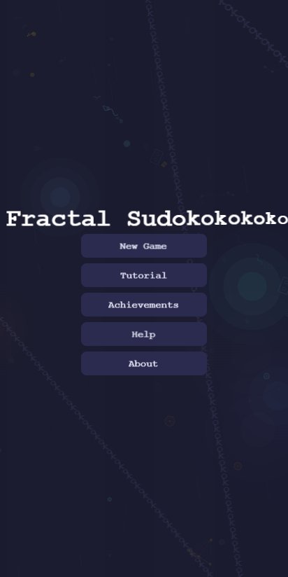 Fractal Sudoku Android Screenshot 4