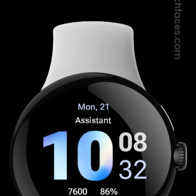 Gradient Watch Face Android Screenshot 2