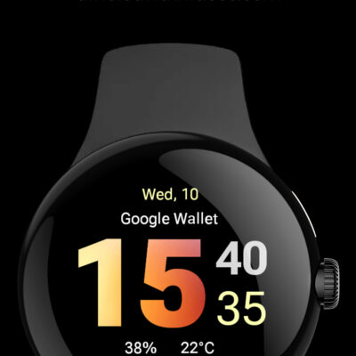 Gradient Watch Face Android Screenshot 4
