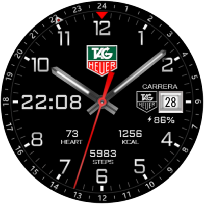 Hybrid TAG Carrera Watch face Android Screenshot