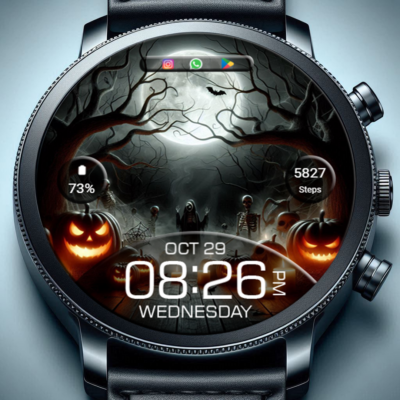 Key WF94 Halloween Watch Face Android Screenshot 2