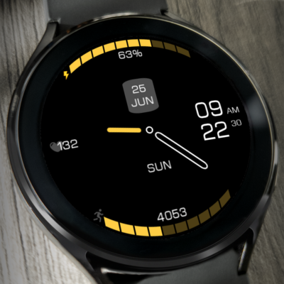Key076 Simple Watch Face Android Screenshot 4