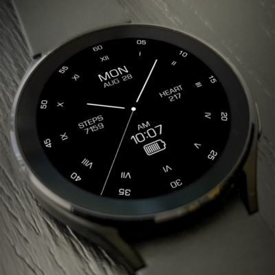 Key095 Analog Gold Watch Face Android Screenshot 3