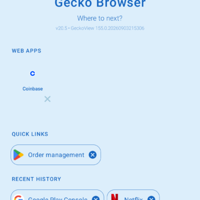 Lucid Browser 3 Gecko Edition Android Screenshot 2