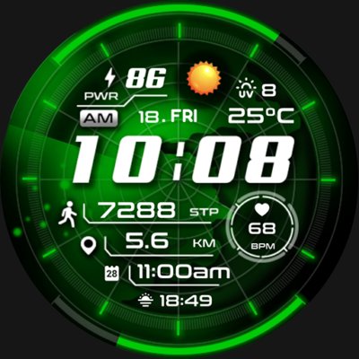 ML2U 282 Watch Face Android Screenshot