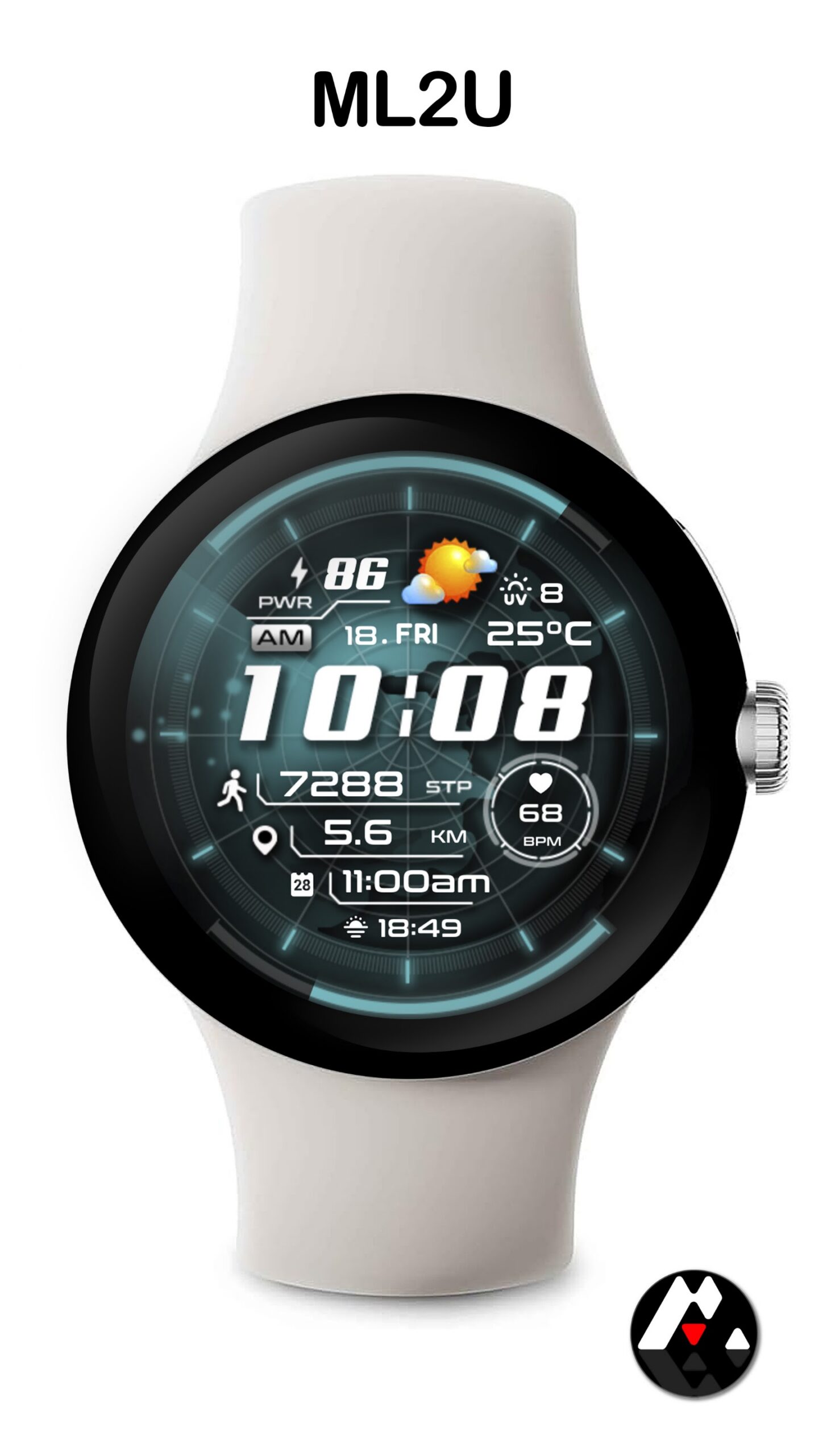 ML2U 282 Watch Face Android Screenshot 2