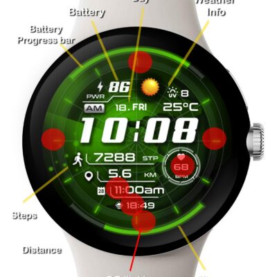 ML2U 282 Watch Face Android Screenshot 3
