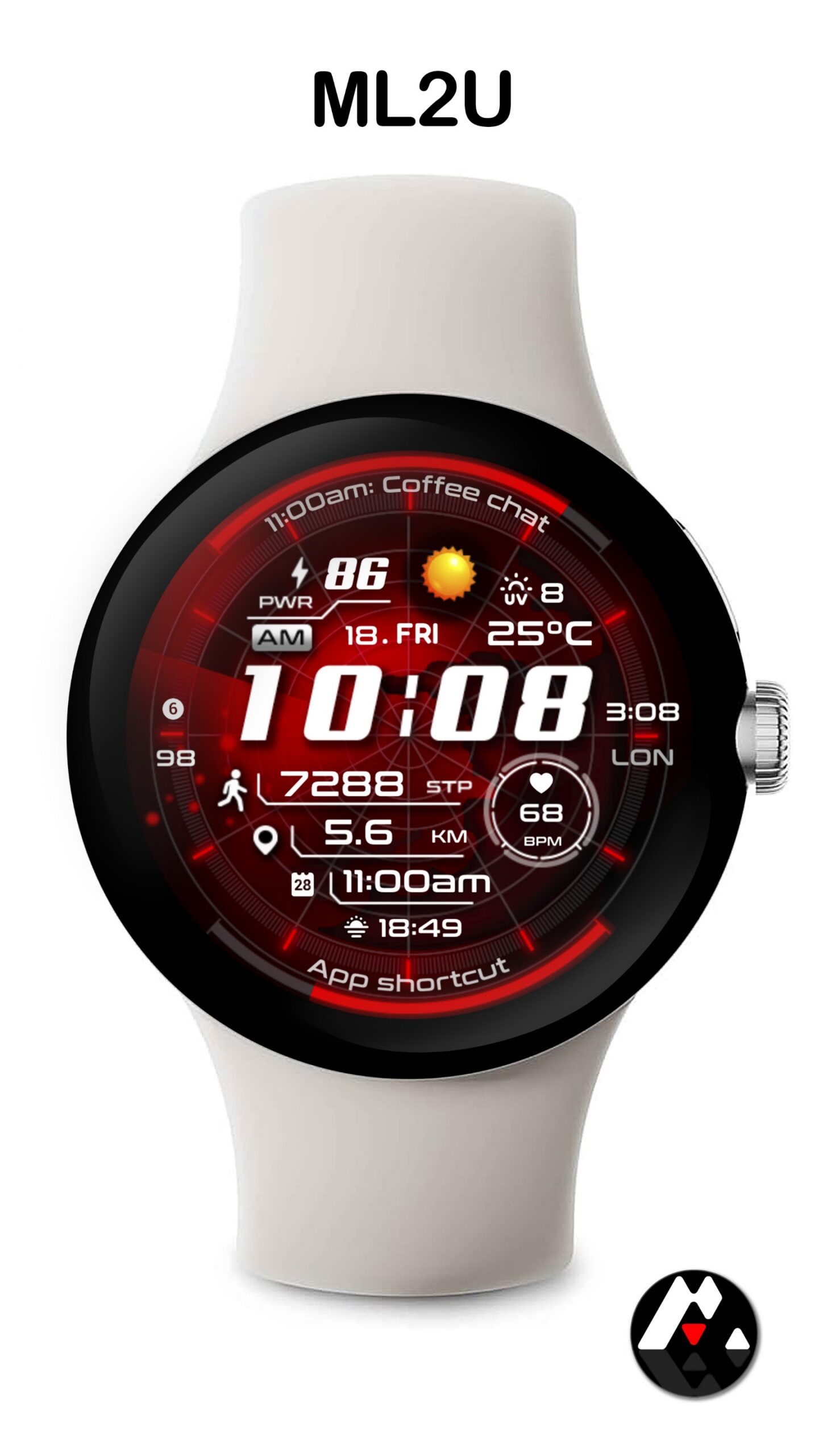 ML2U 282 Watch Face Android Screenshot 4