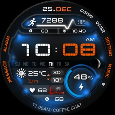 ML2U 361 Watch Face Android Screenshot