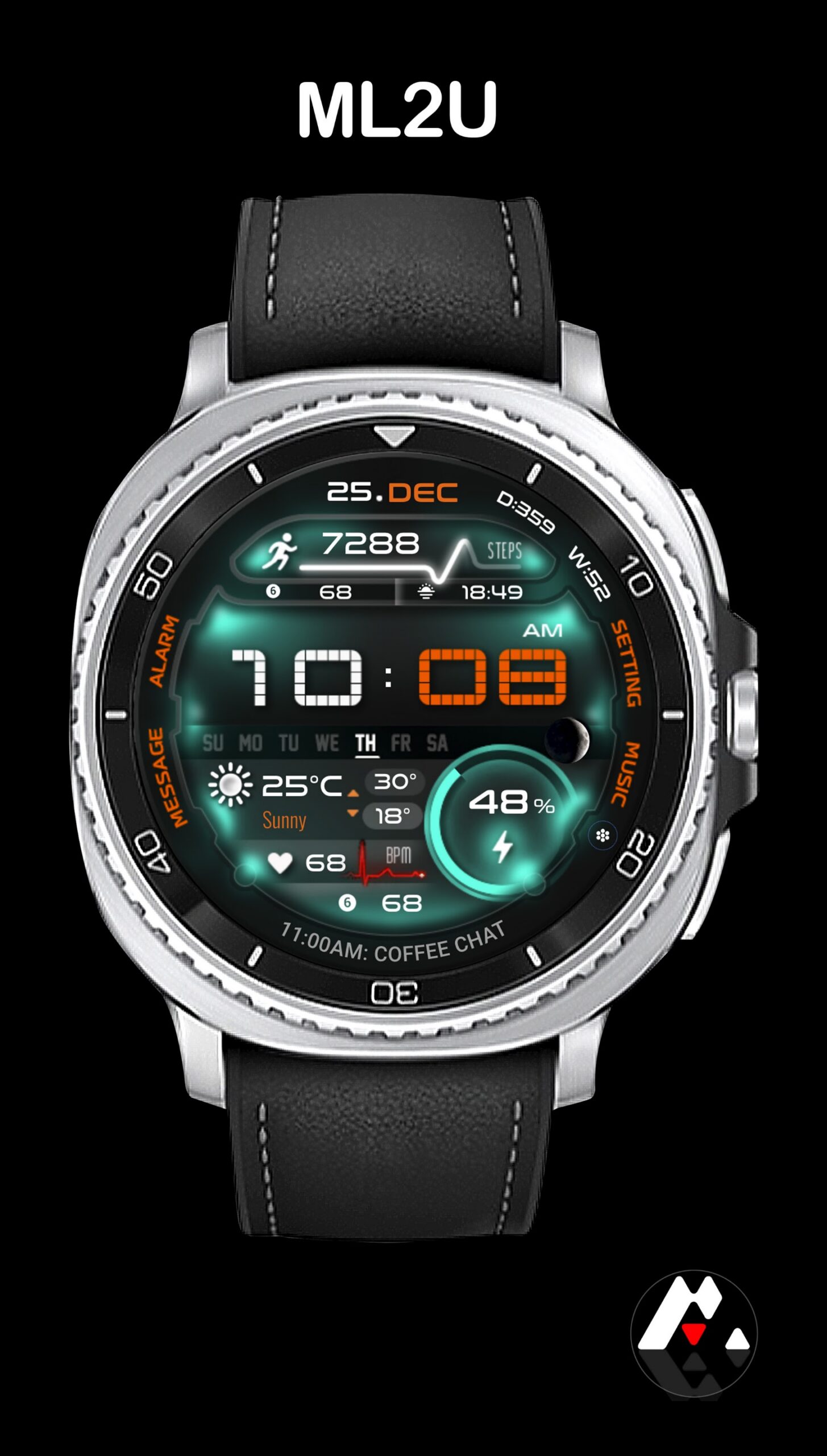 ML2U 361 Watch Face Android Screenshot 2