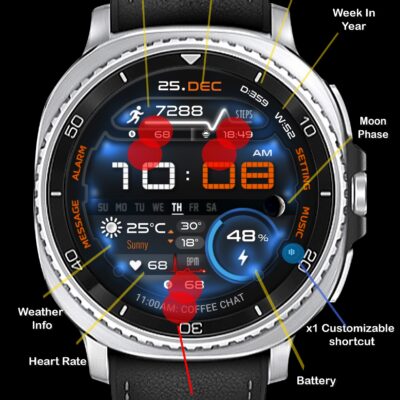 ML2U 361 Watch Face Android Screenshot 3