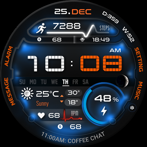 ML2U 361 Watch Face Android Screenshot