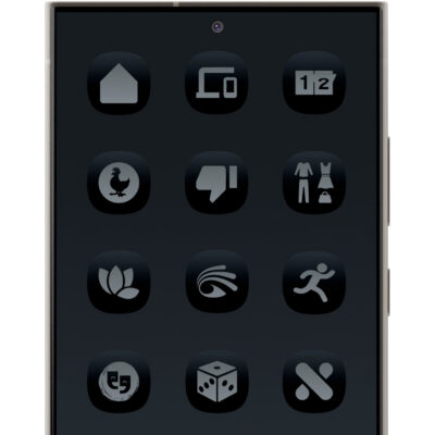 Midnight Dark Icon Pack Android Screenshot 3
