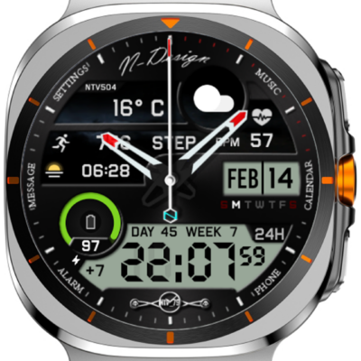 Ntv504 - N Design watch face Android Screenshot 2