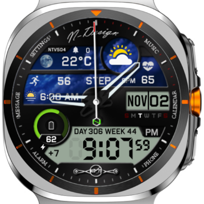 Ntv504 - N Design watch face Android Screenshot 3