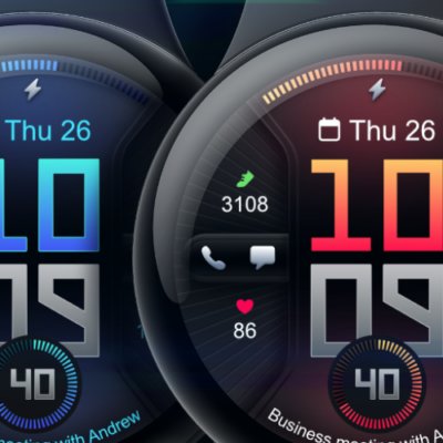 PRADO 78 Digital Watch Face Android Screenshot 2