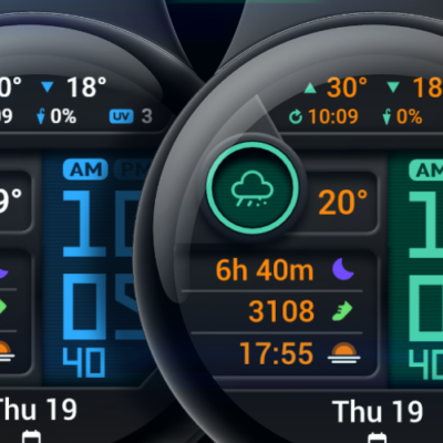 PRADO 85 Digital Watch Face Android Screenshot 2