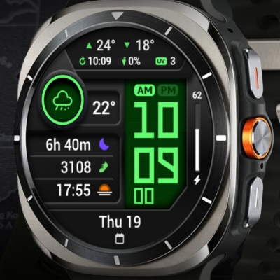 PRADO 85 Digital Watch Face Android Screenshot 3