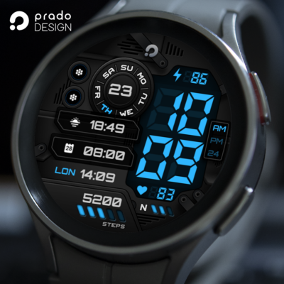 PRADO X115 Digital Watch Face Android Screenshot 2