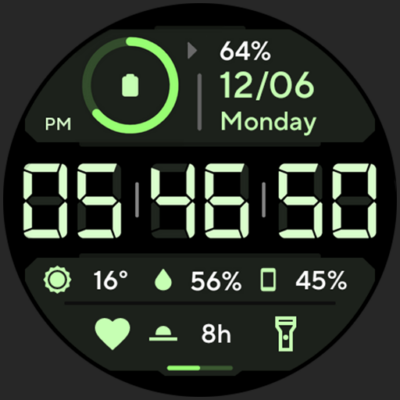 TACT THREE: Watch face Android Screenshot
