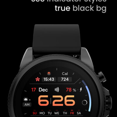 TRON Dark: Watch face Android Screenshot 3