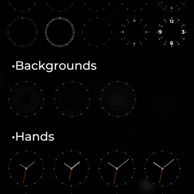 TVV Minimal Analog Watch Face Android Screenshot 4