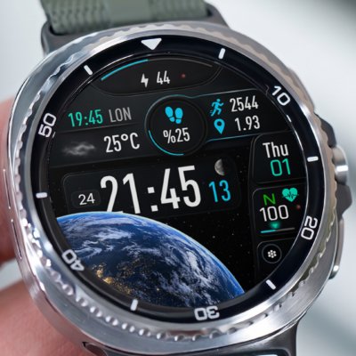 VJ-ASTERION DIGITAL WATCH FACE Android Screenshot 2