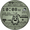 VJ-Bitpet DIGITAL WATCH FACE Android Screenshot