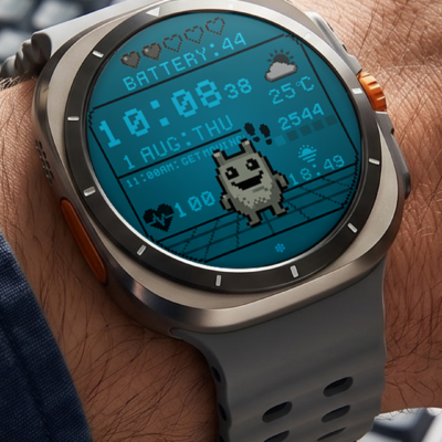 VJ-Bitpet DIGITAL WATCH FACE Android Screenshot 3
