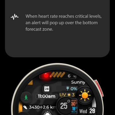 Watch Face CUE154 Android Screenshot 4